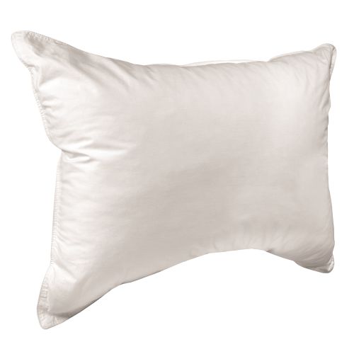 Dream Surrender Firm Pillow, Down Alternative Fill, T233 Cotton Cover, King 20x36, 33oz, White
